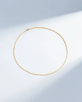 Block-Chain Thin Necklace