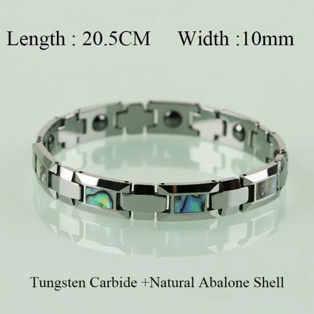 Bracelet Charm Jewelry 2021 Ceramic Opal Tungsten Bangles For Men's & Women's