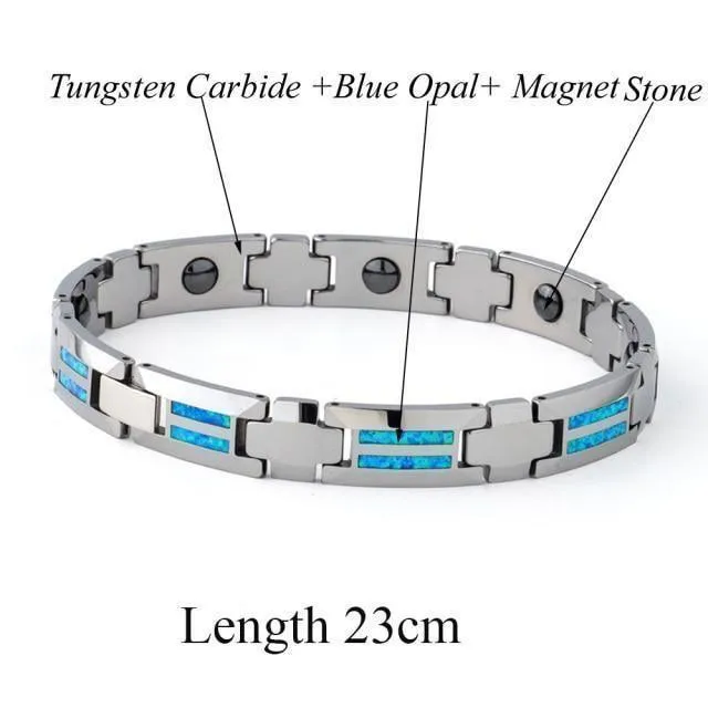 Bracelet Charm Jewelry 2021 Ceramic Opal Tungsten Bangles For Men's & Women's