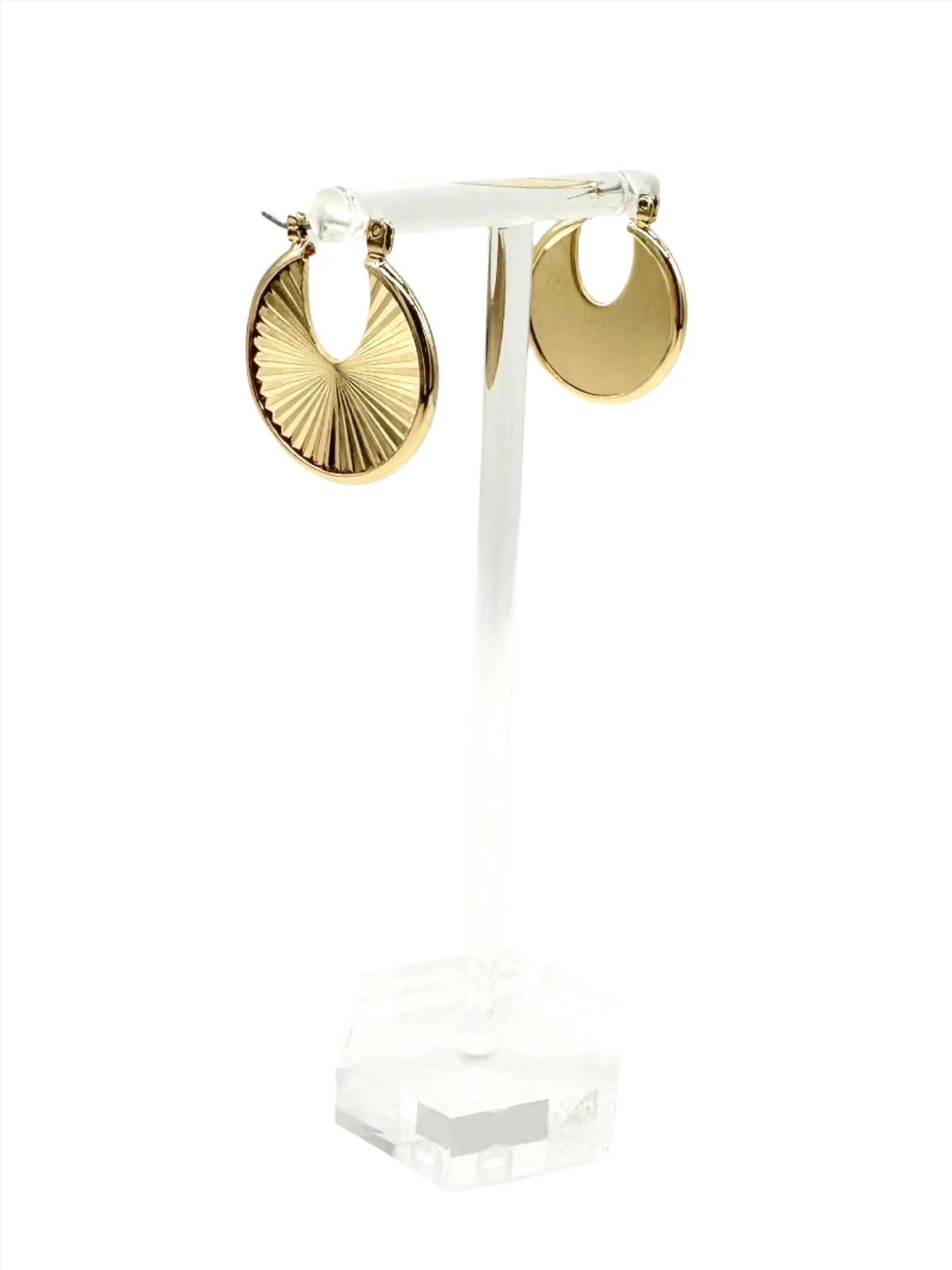 Brenda Gold Hoop Earrings