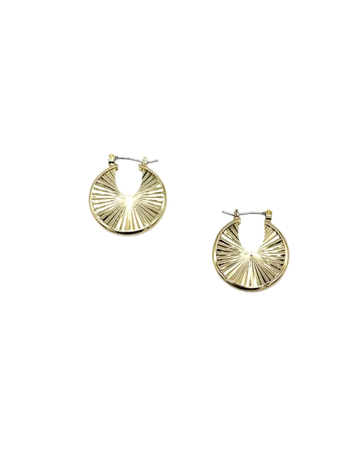 Brenda Gold Hoop Earrings