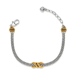 Brighton Interlok Twist Double Chain Bracelet