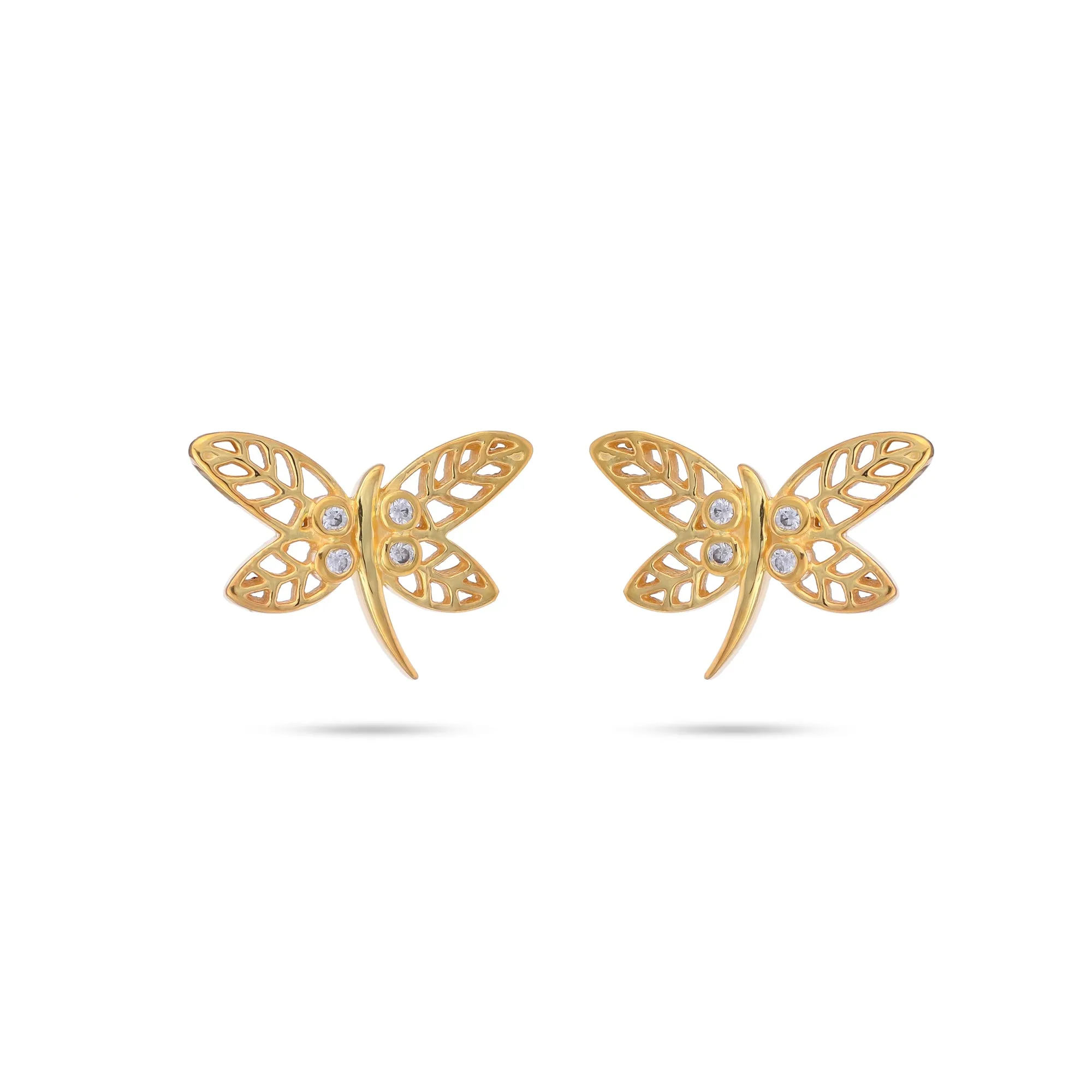 Butterfly Silver Earring - From Purl