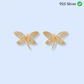 Butterfly Silver Earring - From Purl