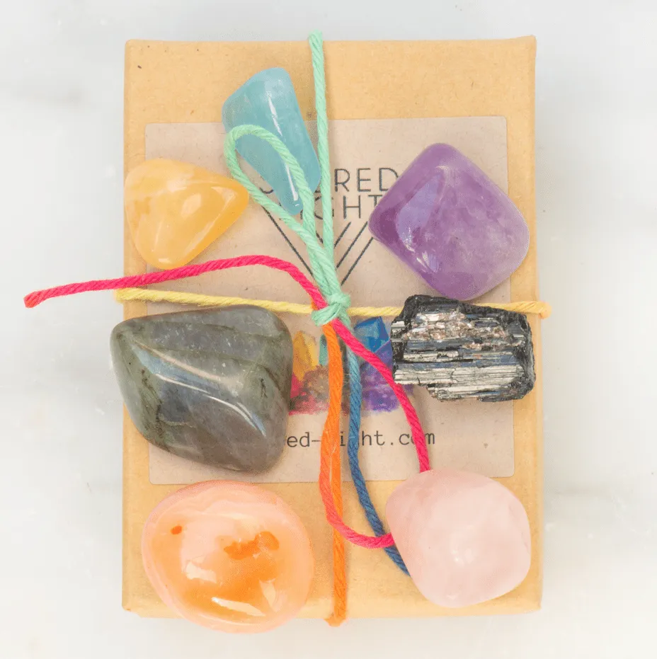 Chakra Alignment Small Gem Stone Set