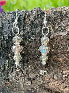 Champagne Crystal Earrings