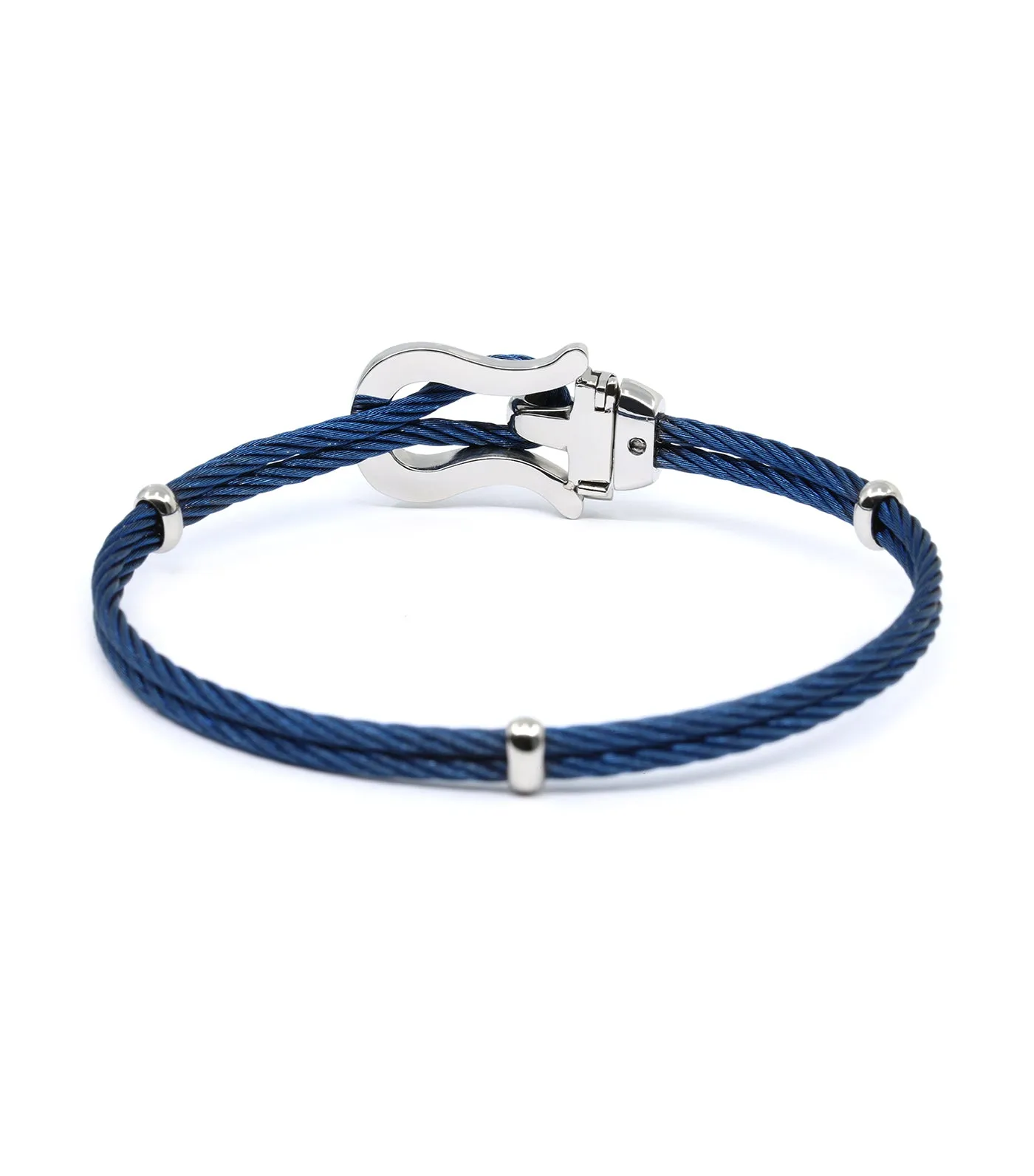 Charl Bonifacio Bangle Blue and Gray