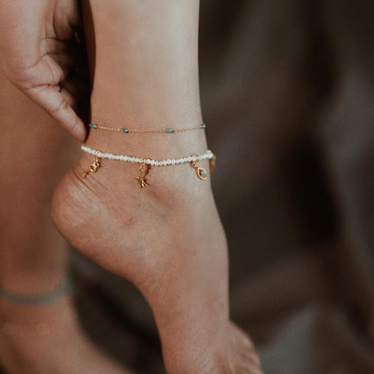 Charmed Nebula Chain Anklet