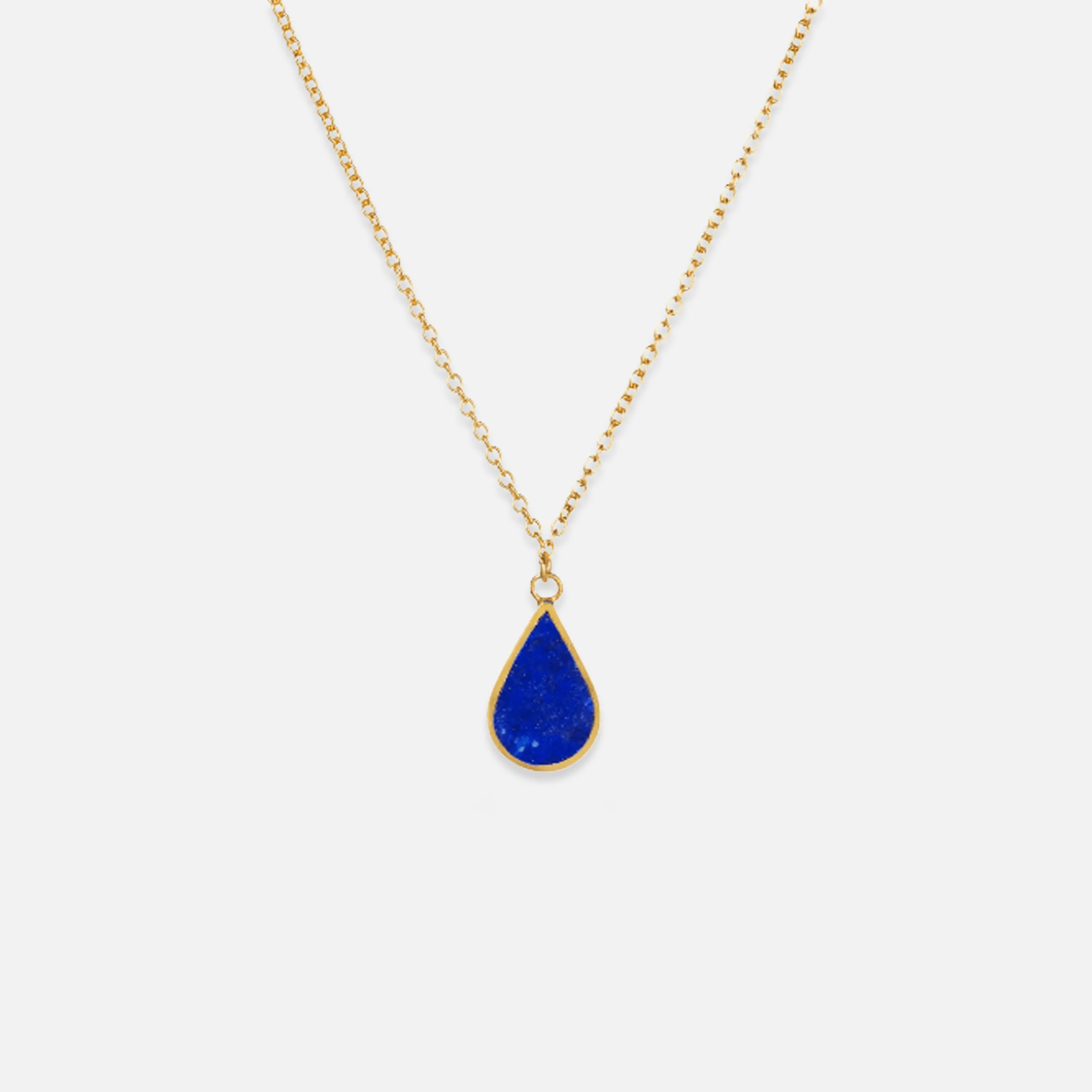 Chasma Lapis Drop Pendant