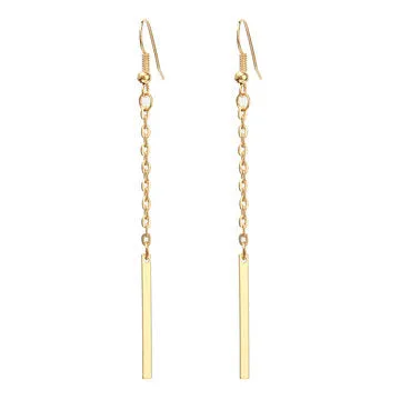 Cheap Gold One Pendant Earrings