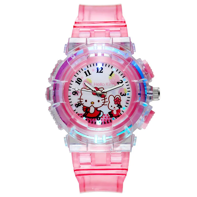 Children's Watch Cartoon Watch with Light Student Electronic Watch