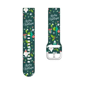 Christmas Watch Straps compatible with the Huawei Watch Fit 3