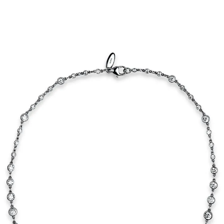 Christopher Designs Platinum Diamond Strand Necklace