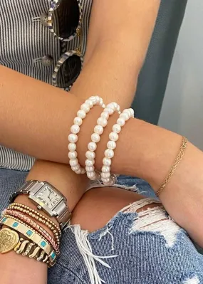 Classic Pearl Single Bracelet