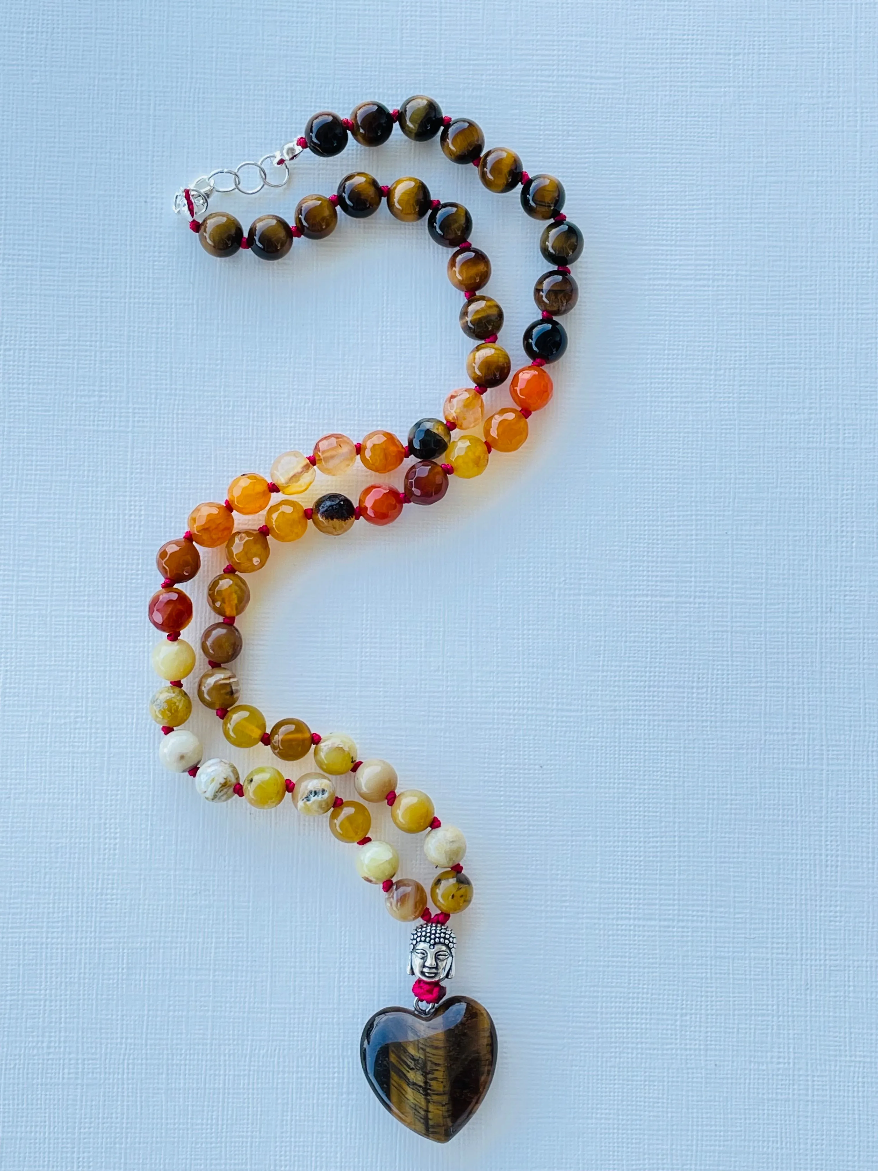 Content & Confident Half Mala Necklace