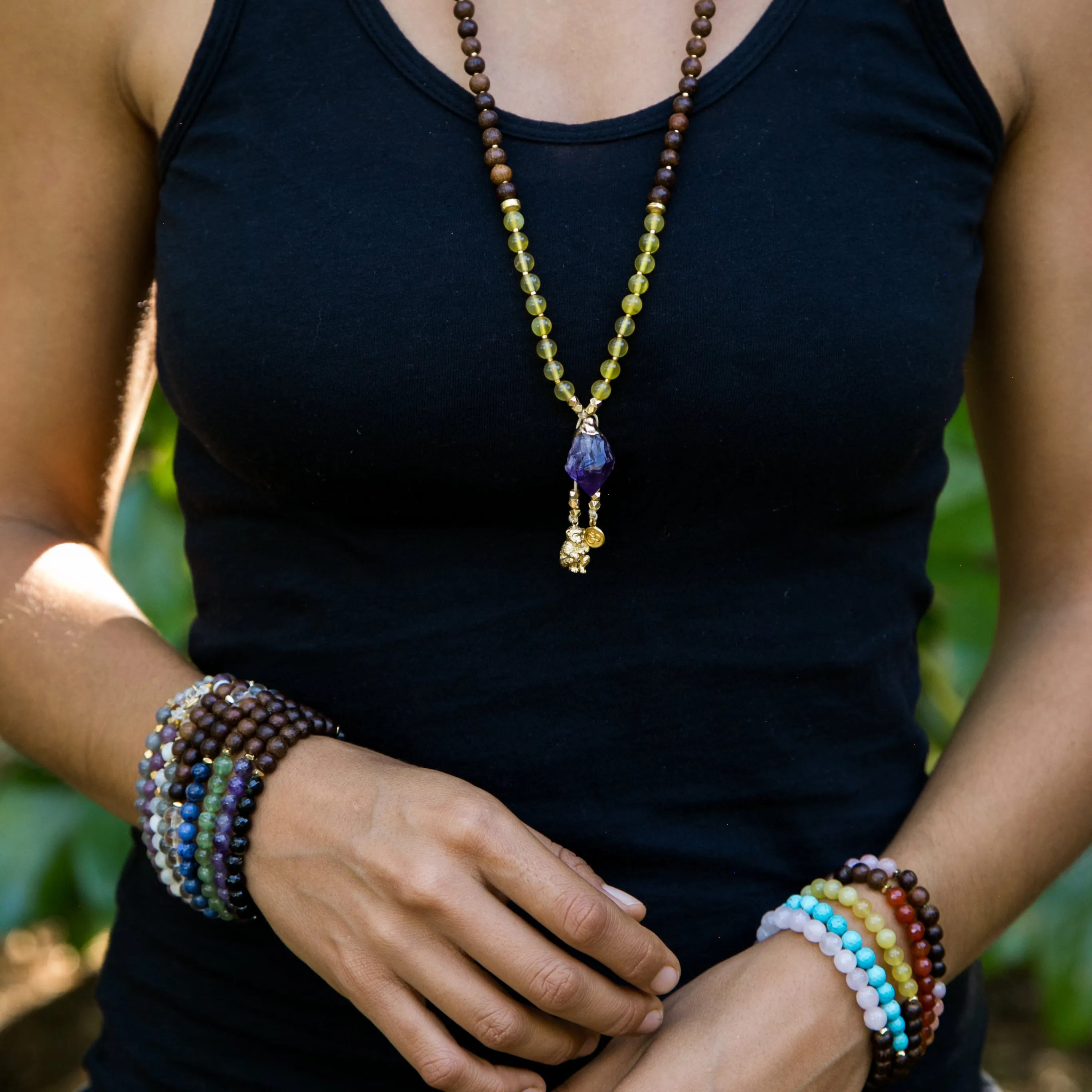 Courage Diffuser Mala Bracelet