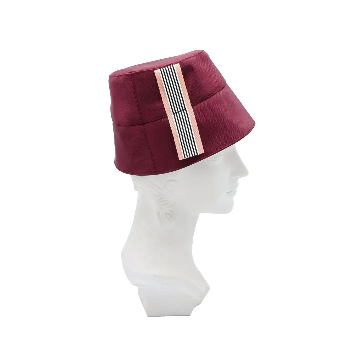 Cowley: Burgundy Rain Bucket Hat as Seen on Dylana Suarez