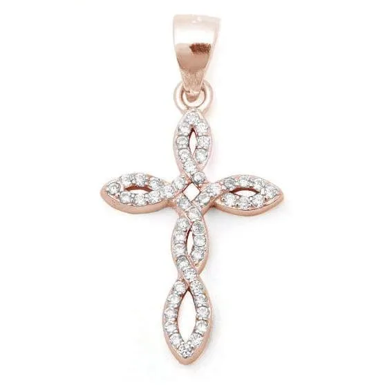 Cross Necklace Pendant Sterling Silver