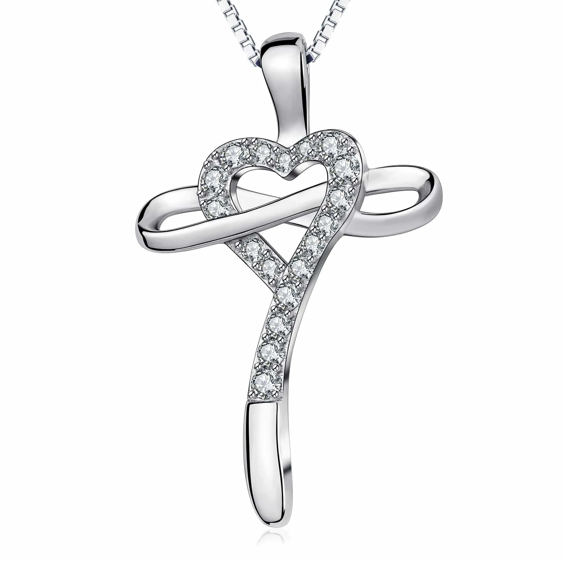 Cross Necklace Pendant Sterling Silver