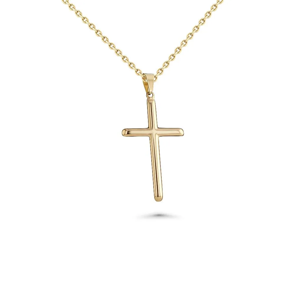 Cross Necklace w/ Chain | Stainless Steel