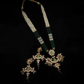 Crystal Jadau Necklace Set