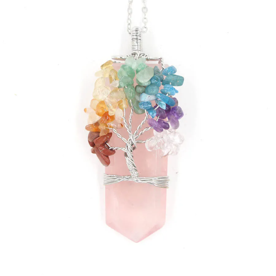 Crystal Tree Of Life Necklace