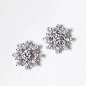 Deco Baguette Rays Studs