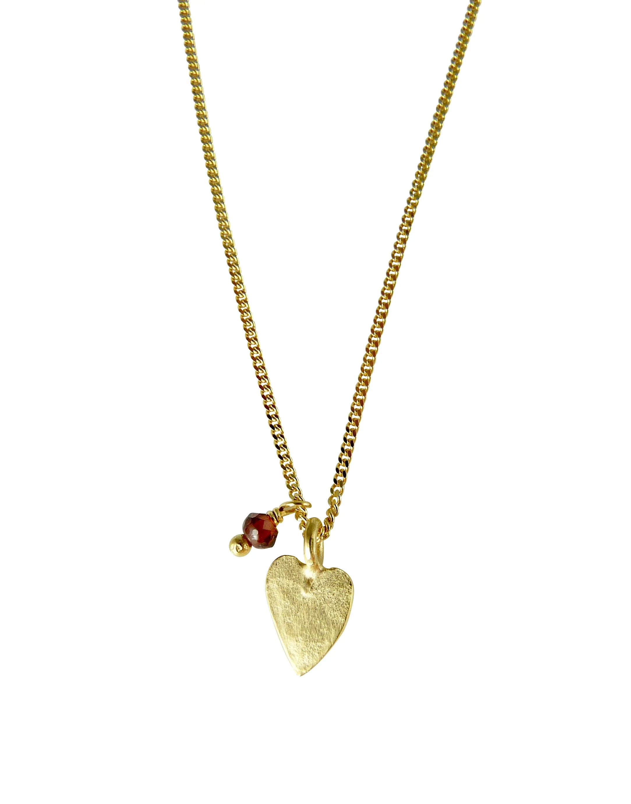 Delicate 18ct Gold Plate Heart Necklace