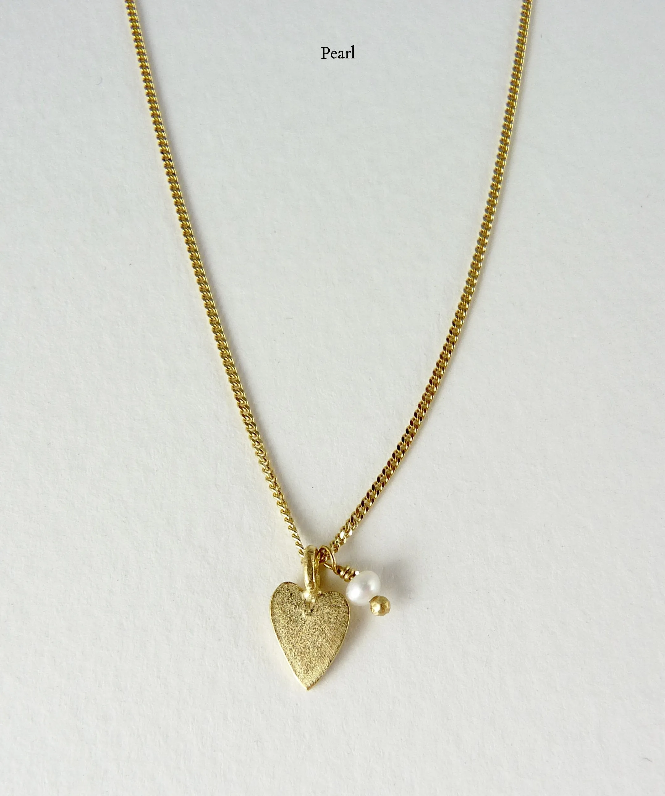 Delicate 18ct Gold Plate Heart Necklace