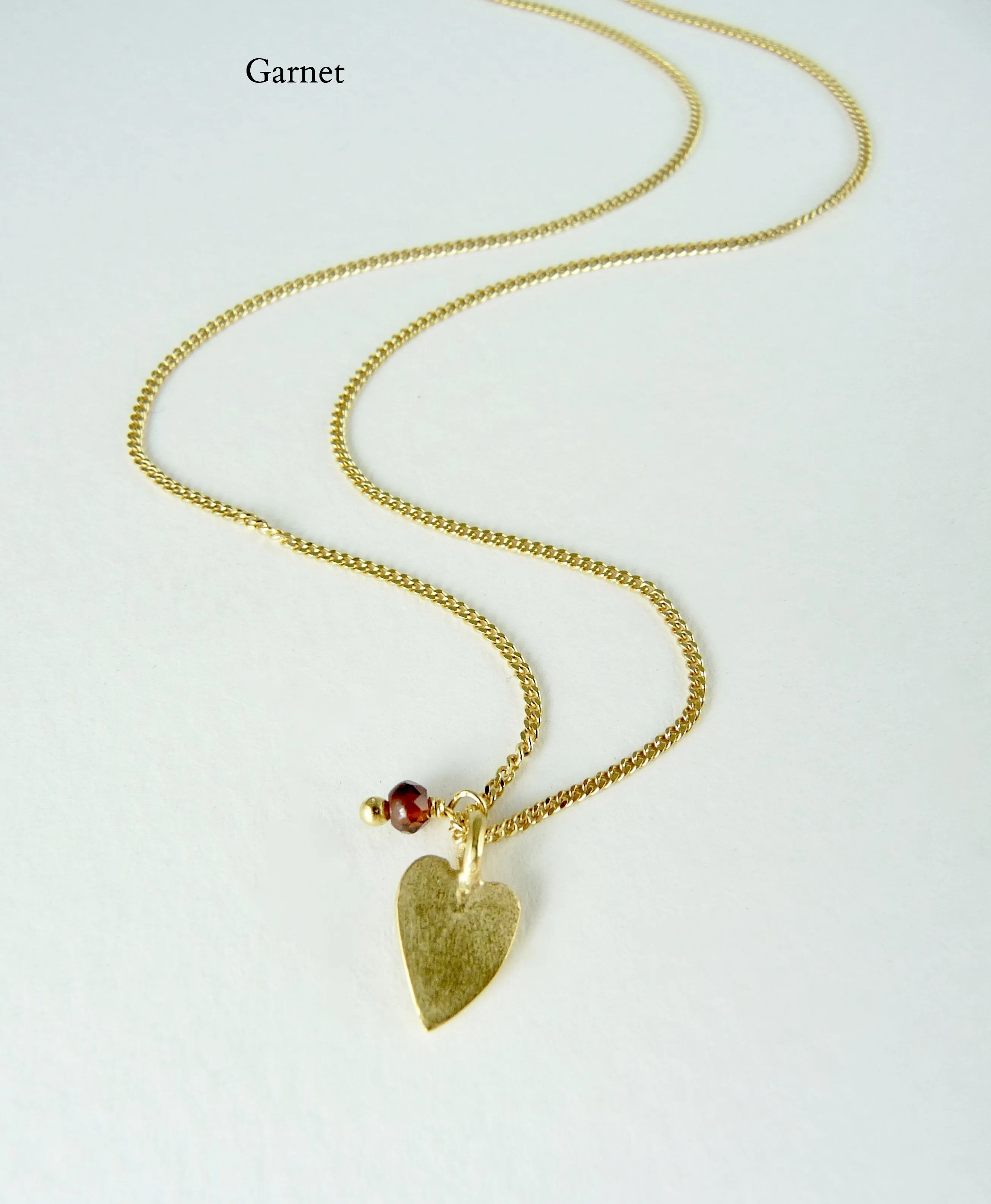 Delicate 18ct Gold Plate Heart Necklace