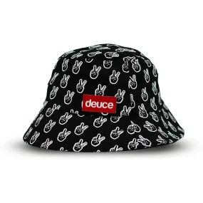 Deuce Peace Bucket Hat | Black