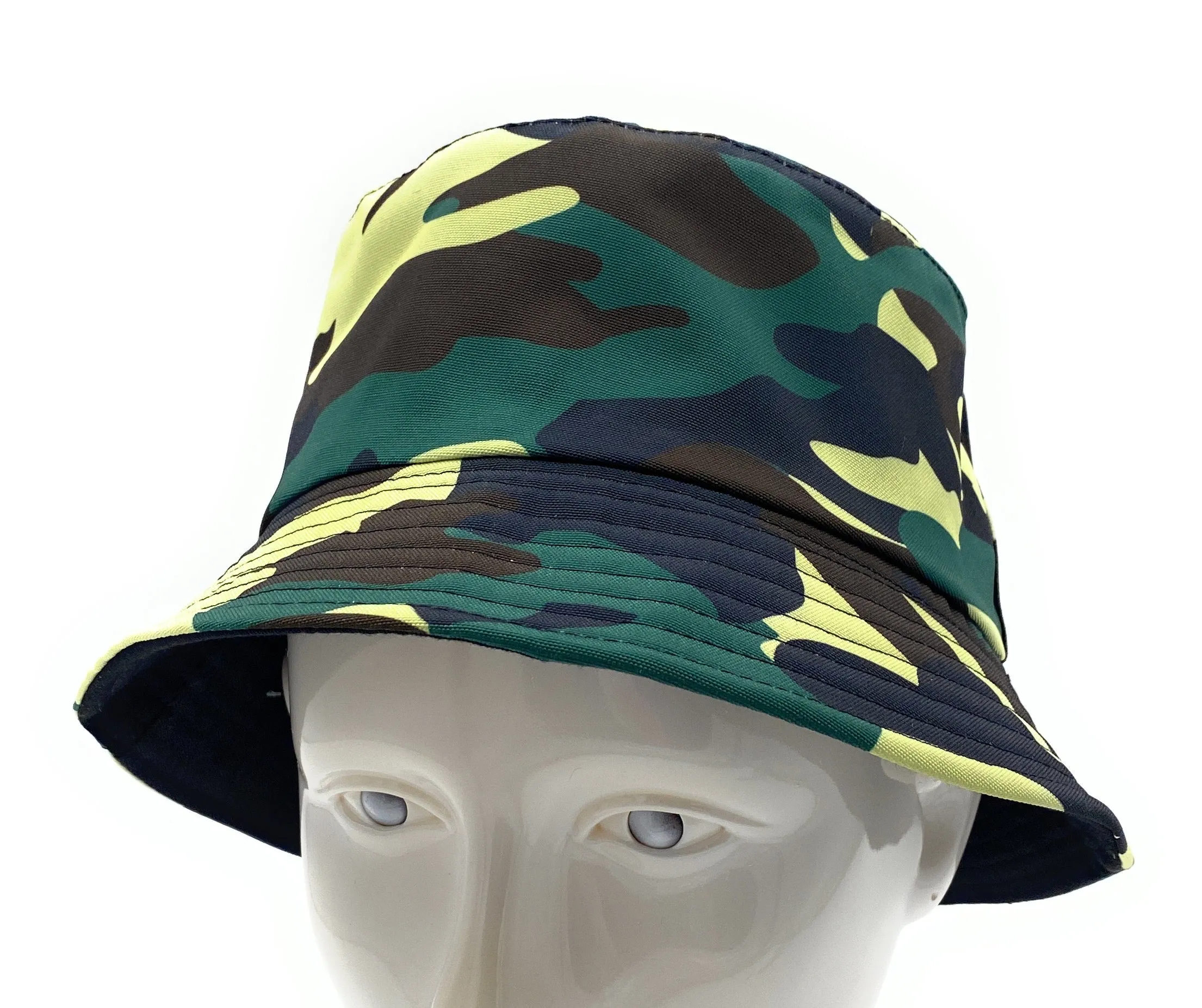 Empire Cove Camo Camouflage Print Bucket Hat Reversible Military Fisherman Cap