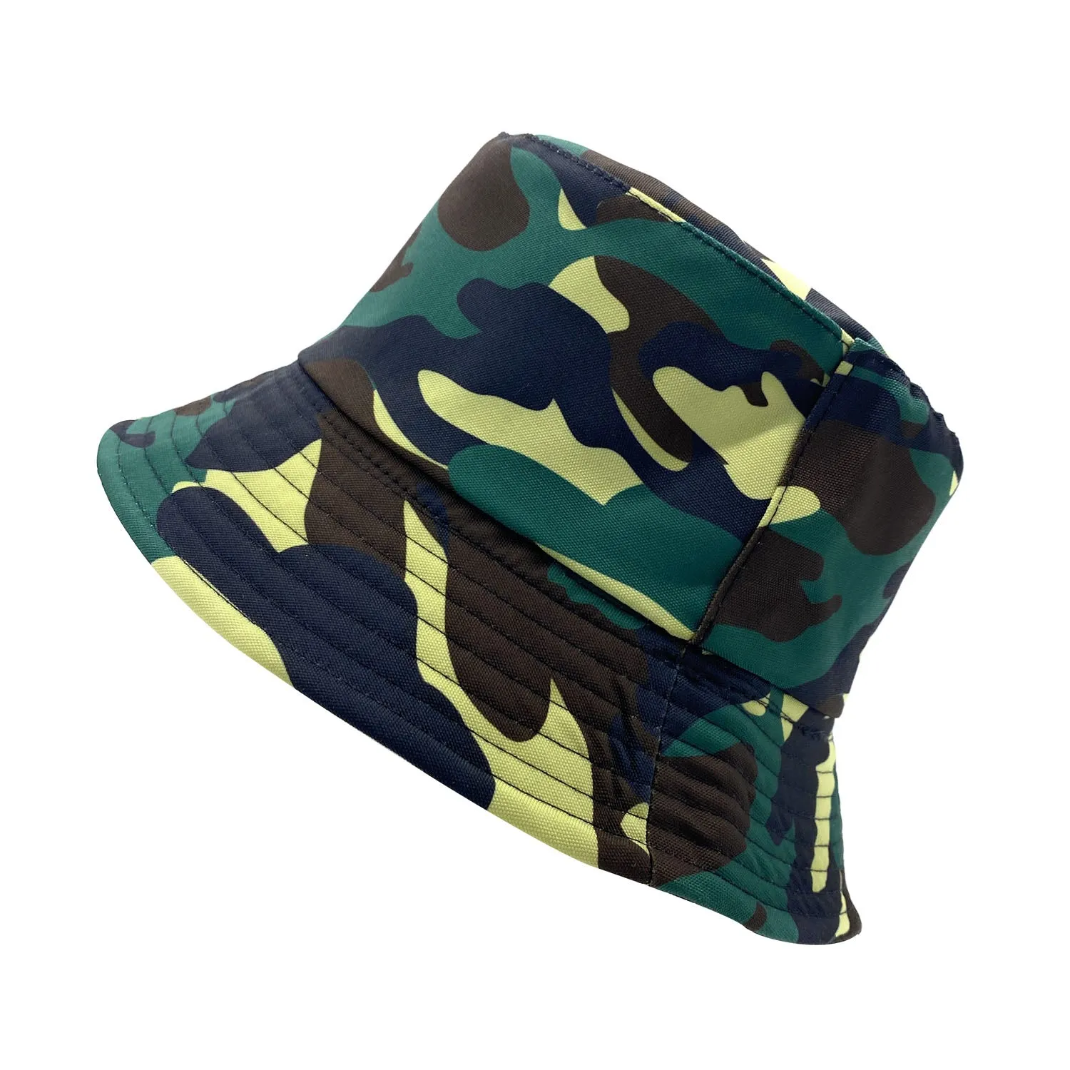 Empire Cove Camo Camouflage Print Bucket Hat Reversible Military Fisherman Cap