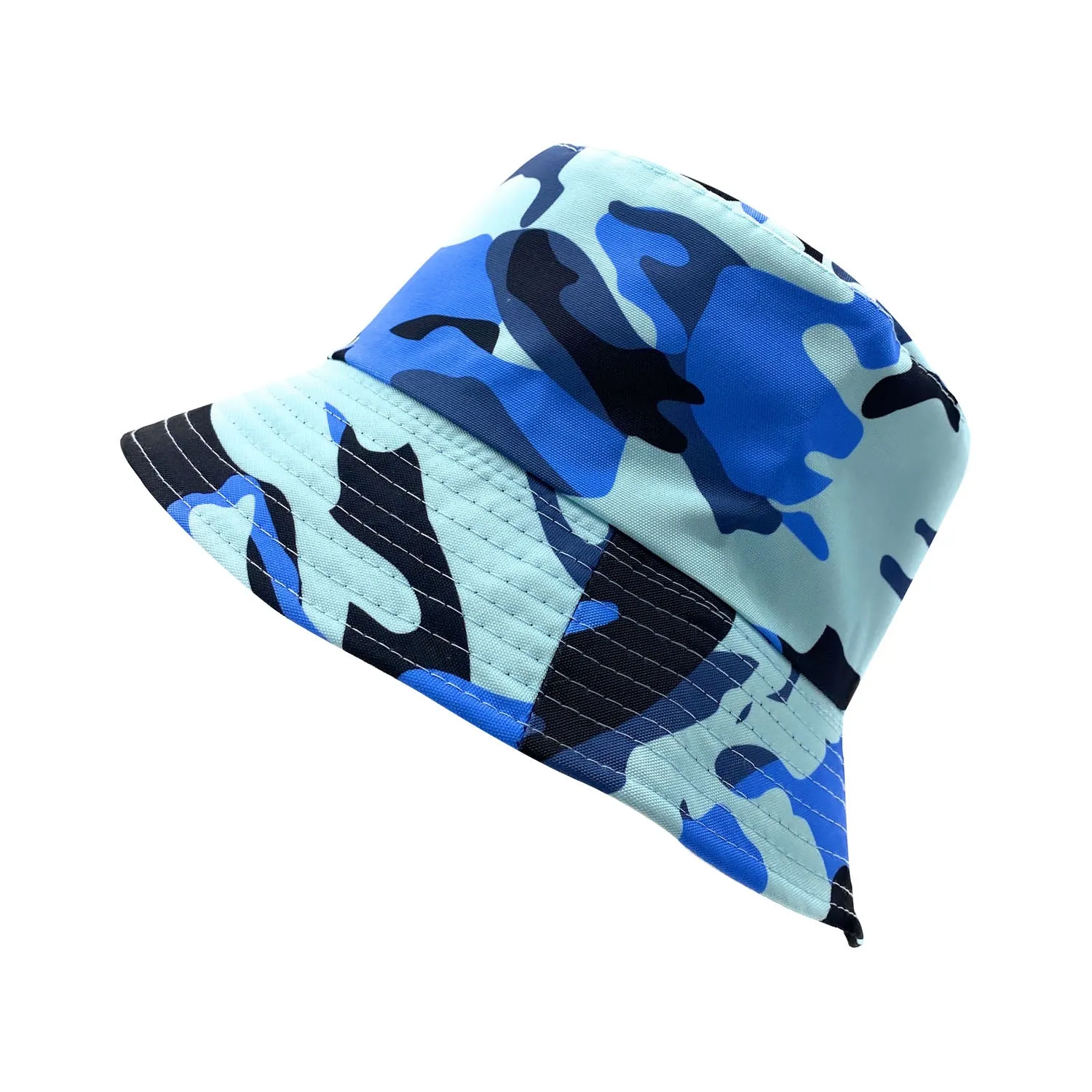 Empire Cove Camo Camouflage Print Bucket Hat Reversible Military Fisherman Cap