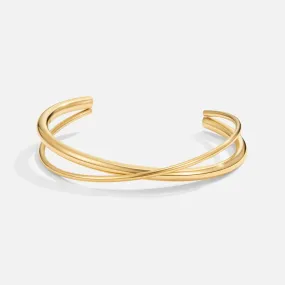 Eva Gold Twist Bracelet