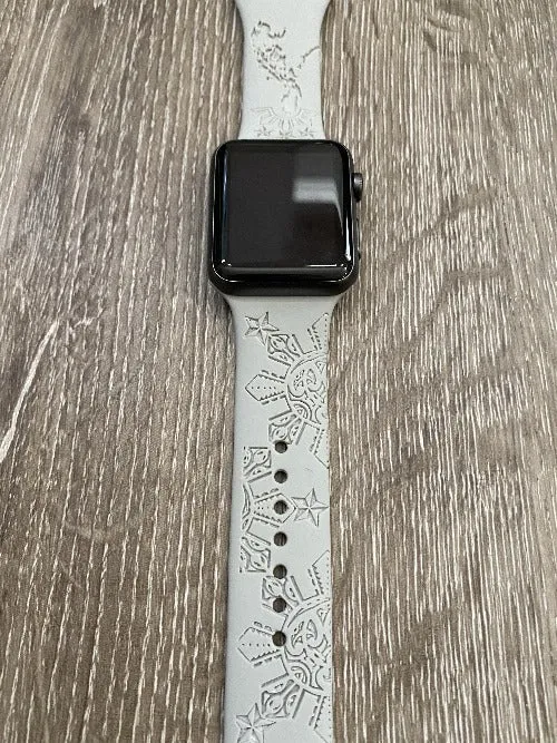 Filipino Tribal Sun & Stars Engraved iWatch Band