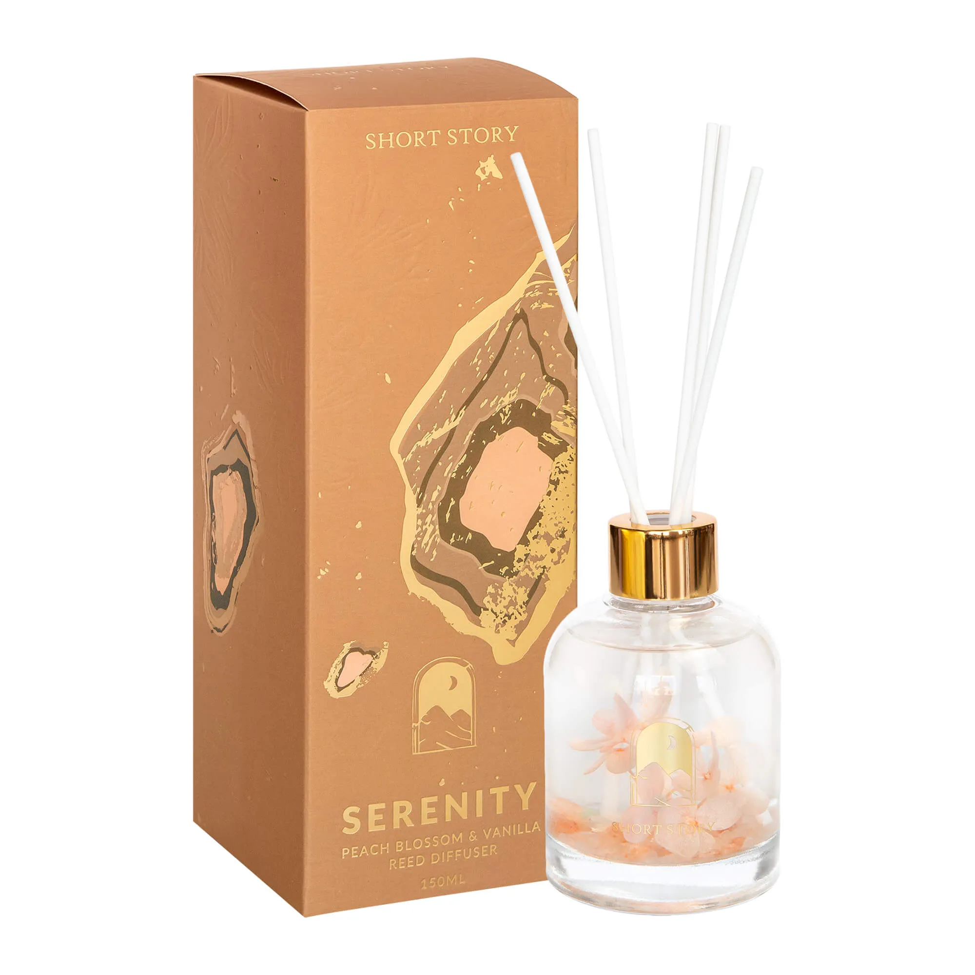 Floral Crystal Diffuser Serenity Peach Blossom & Vanilla