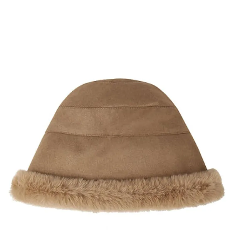 Fluffy Warm Suede Bucket Hat