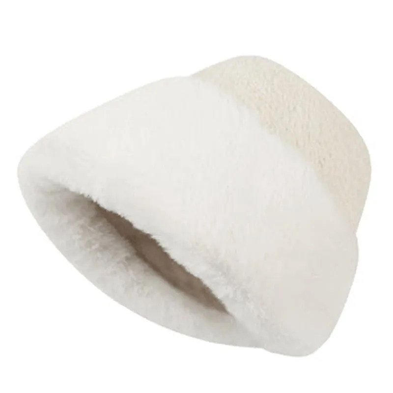 Fluffy Warm Suede Bucket Hat