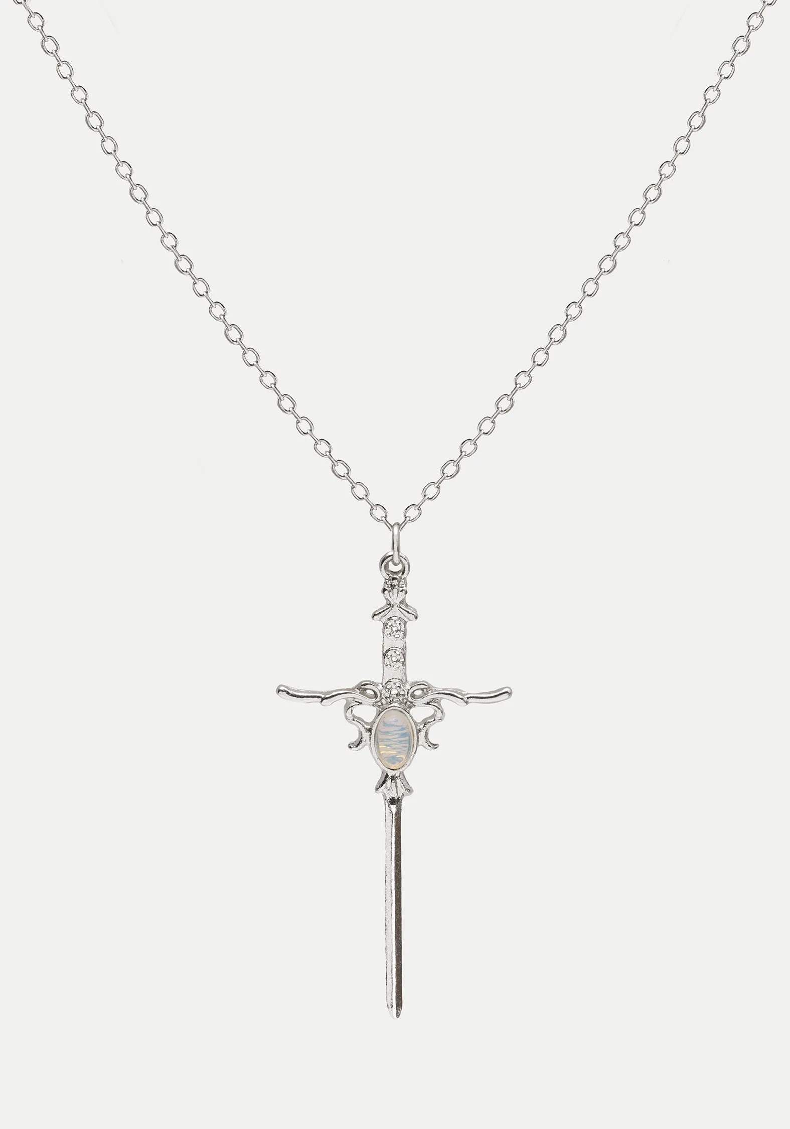 Galatine Opal Sword Necklace