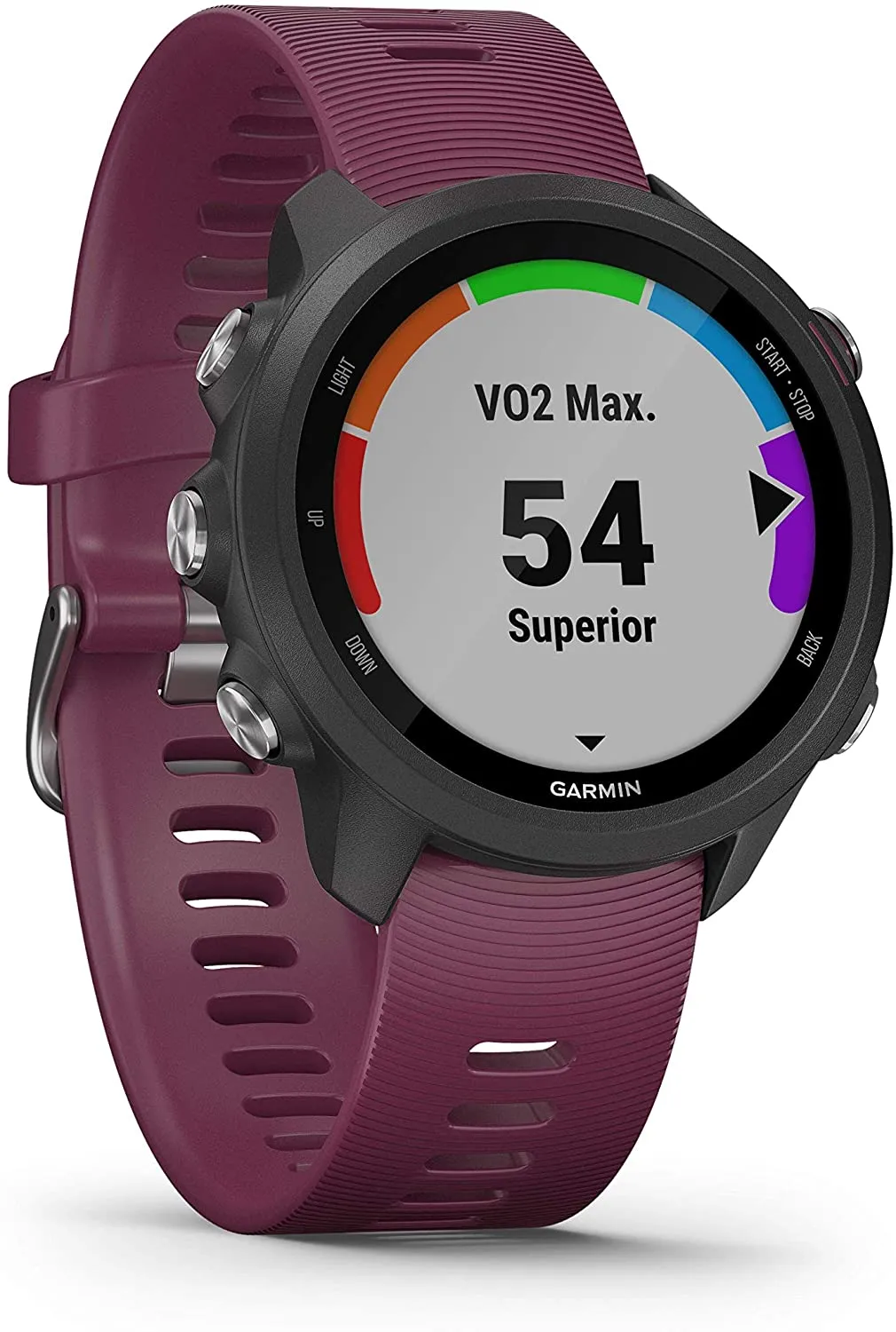 Garmin Forerunner 245 GPS Running Smartwatch (010-02120-01, Lime/Orange/Pink)