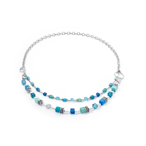 GeoCUBE® Iconic Layer Chain necklace Ocean Vibes