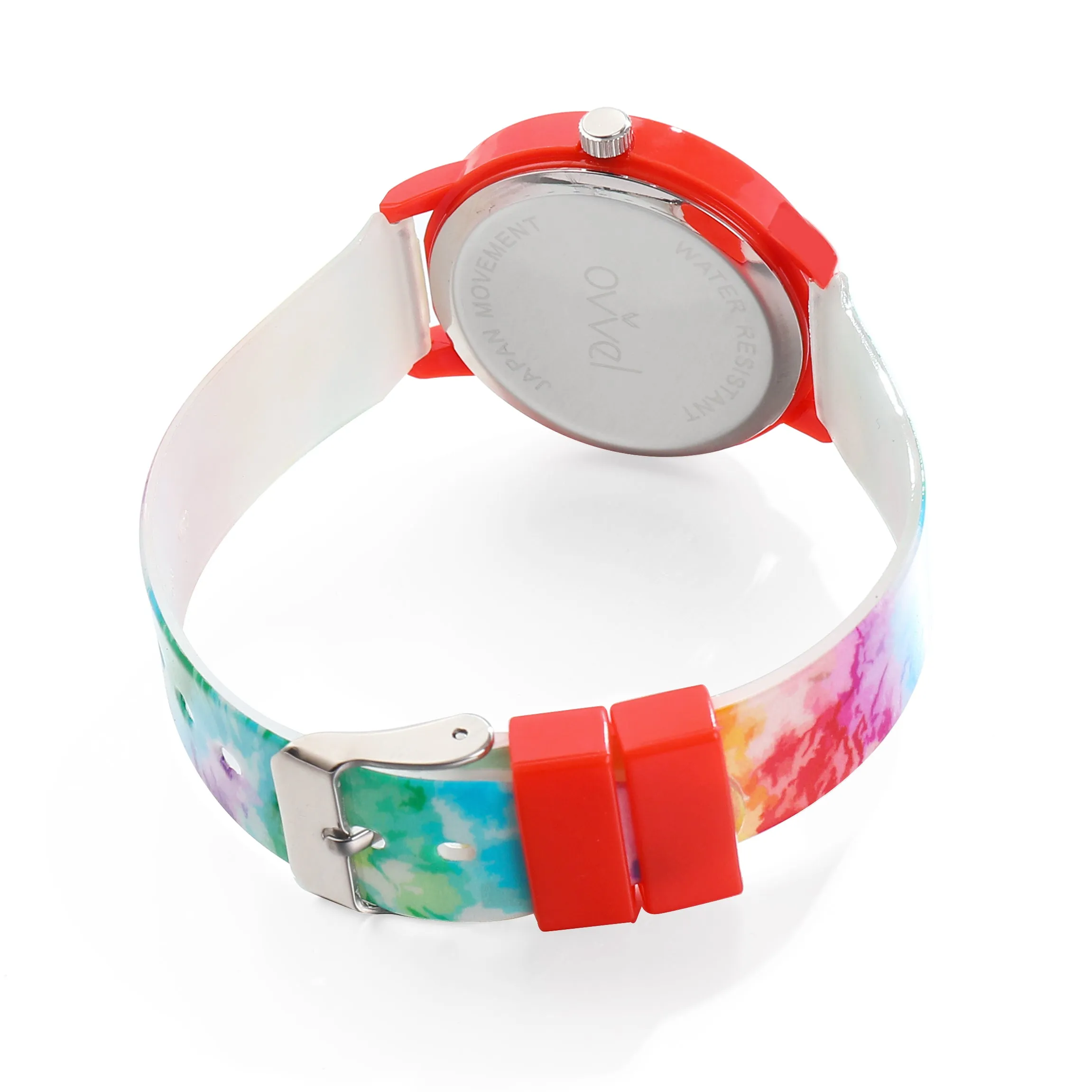 Girls Teens Tie Dye Analog Watch