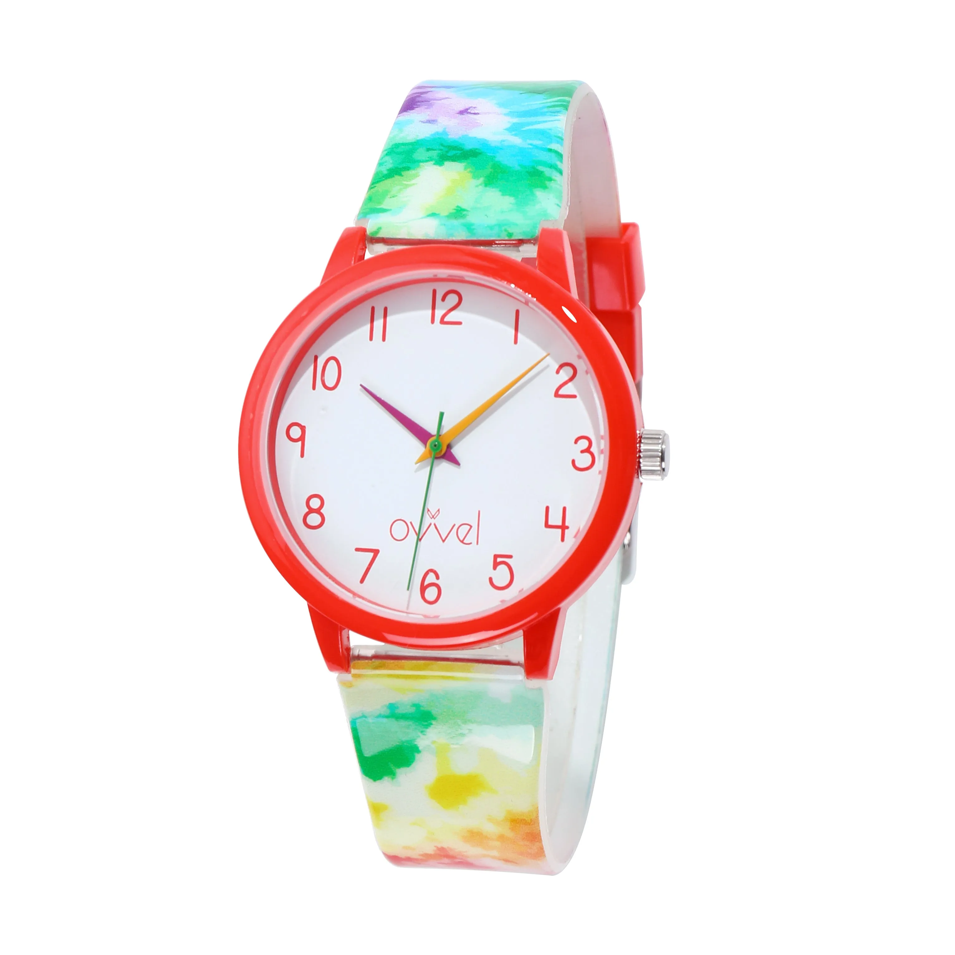 Girls Teens Tie Dye Analog Watch