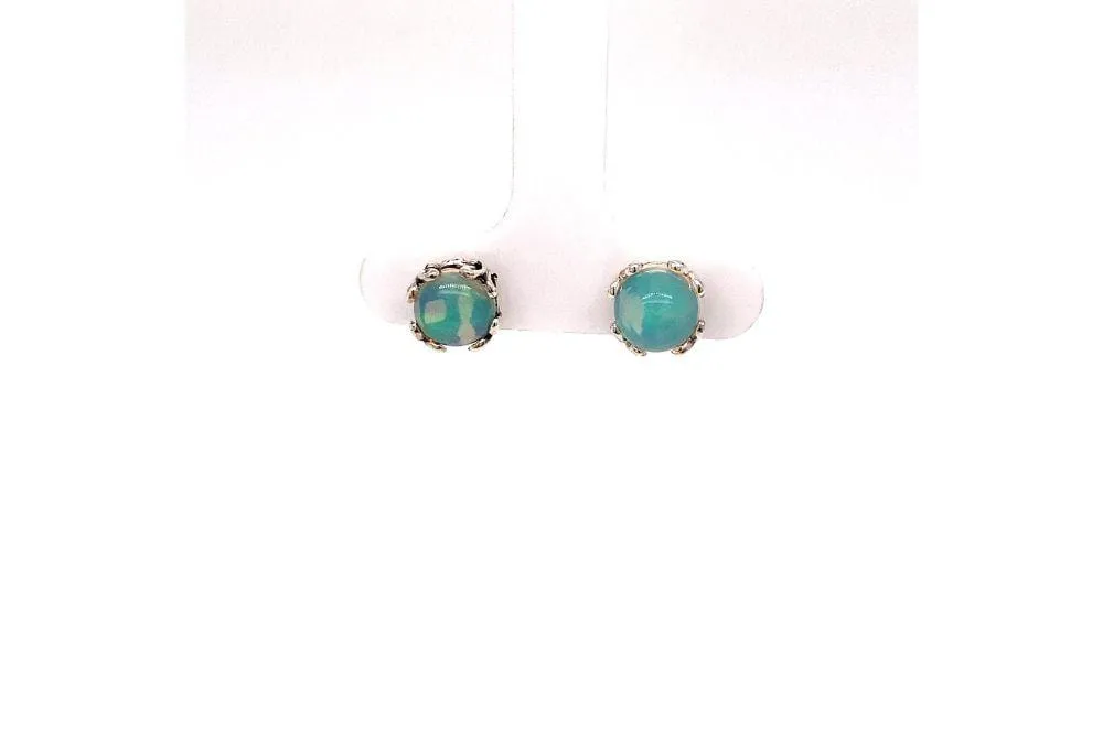 Glow Studs- Opal