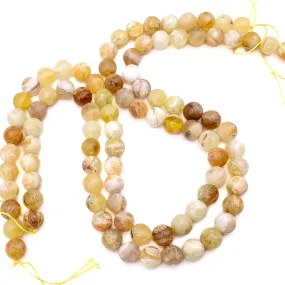 Golden Opal 8mm Smooth Rounds Bead Strand