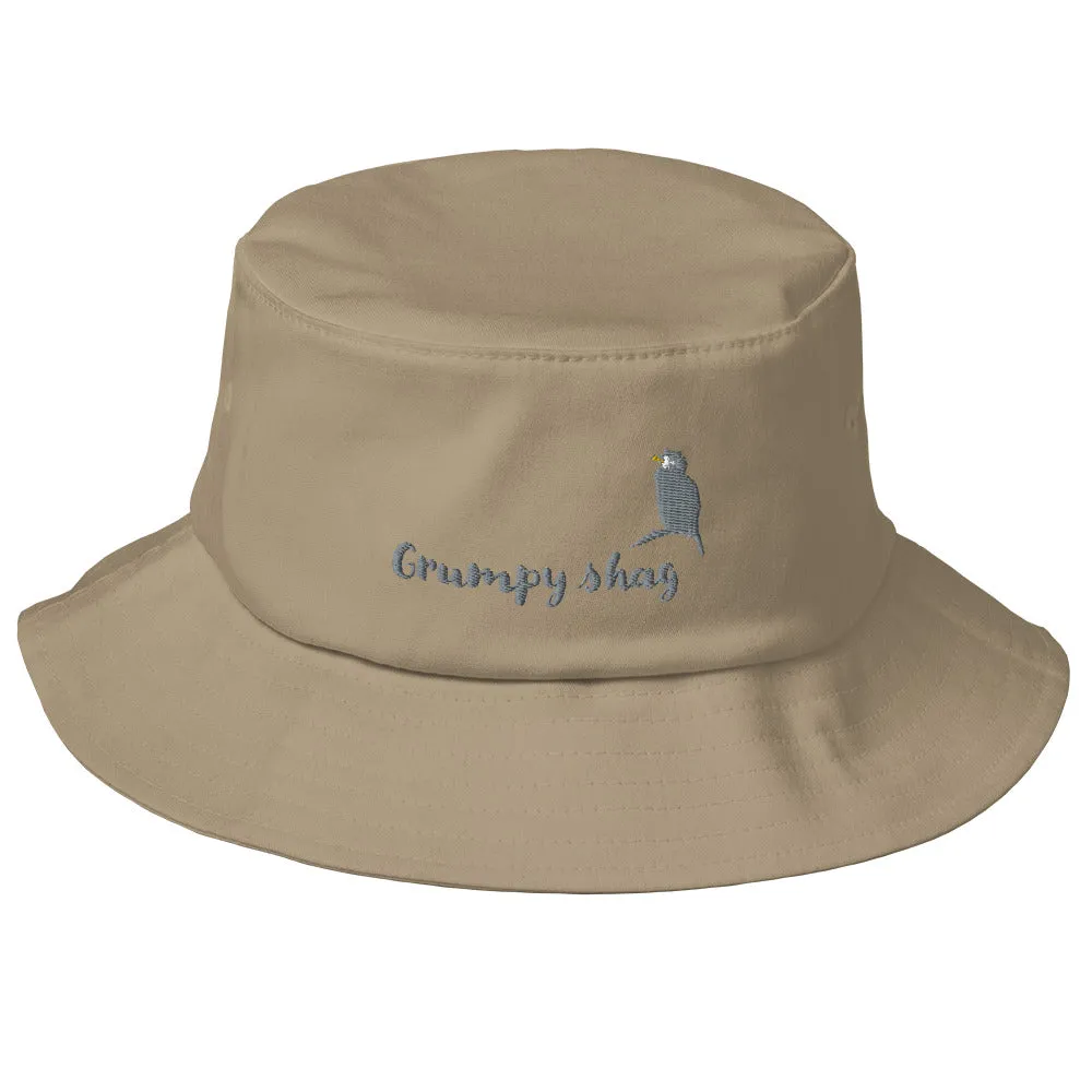 Grumpy shag Old School Bucket Hat