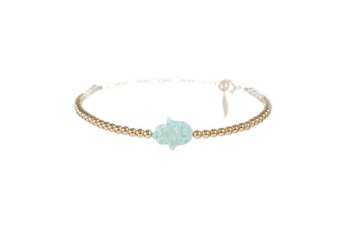 HAND Opal Anklet