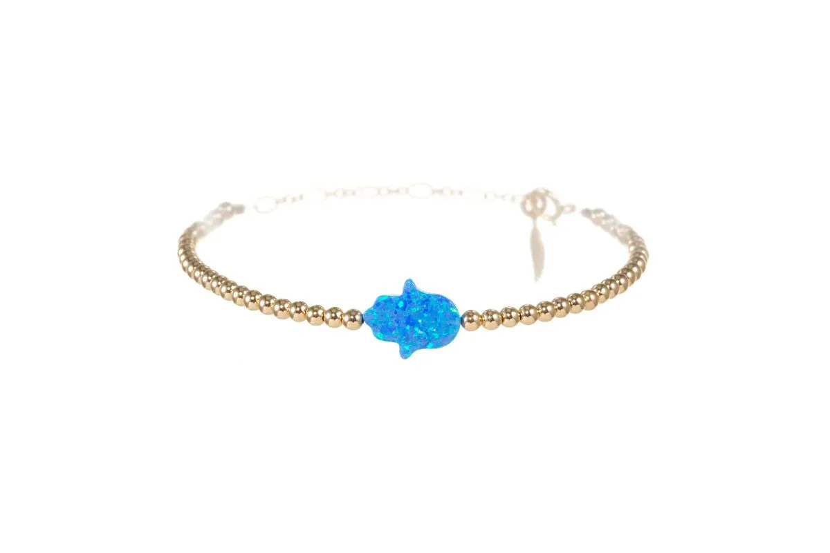 HAND Opal Anklet