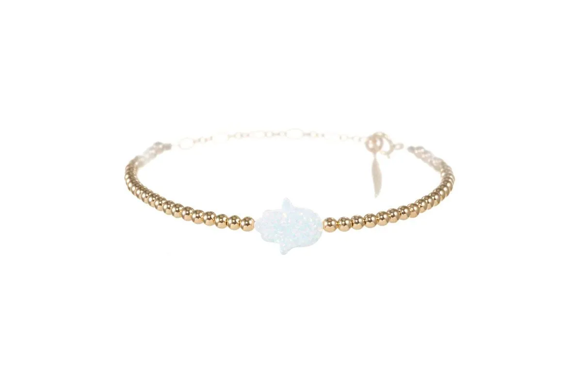 HAND Opal Anklet